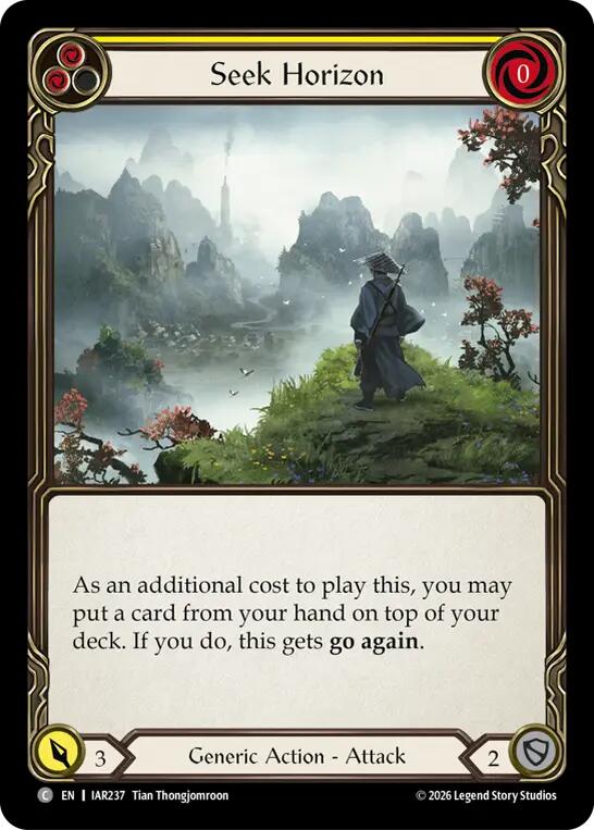 Seek Horizon (Yellow) IAR237/287 — Usurp the Shadow Throne