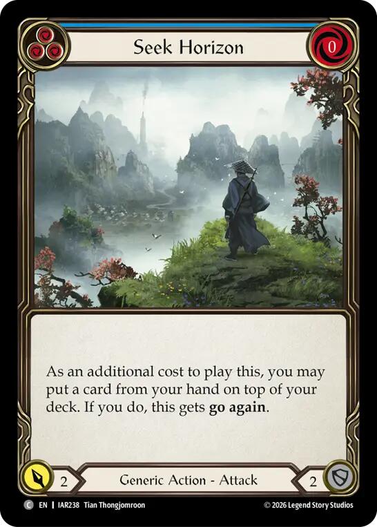Seek Horizon (Blue) IAR238/287 — Usurp the Shadow Throne