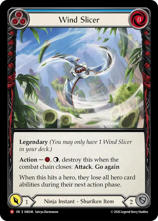 Wind Slicer IAR246/287 — Usurp the Shadow Throne