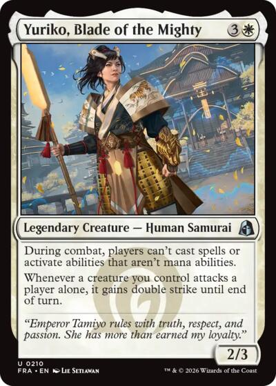Yuriko, Blade of the Mighty FRA 210 Magic card