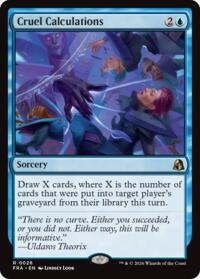 Cruel Calculations - Magic: The Gathering Reality Fracture trading card