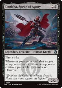 Danitha, Spear of Agony - Magic: The Gathering Reality Fracture trading card