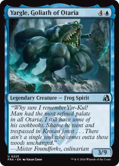 Yargle, Goliath of Otaria from FRA #225, Magic: The Gathering card