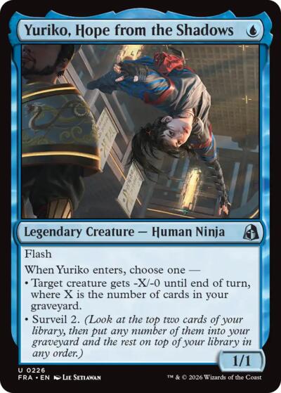 Yuriko, Hope from the Shadows from FRA #226, Magic: The Gathering card