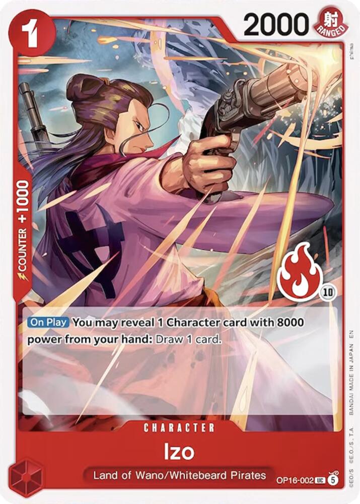 Izo (Ace Deck) OP16-002 from Set Sail Deck Set