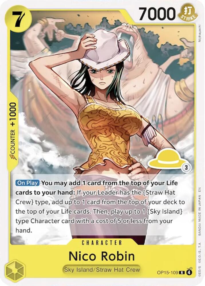 Nico Robin (Luffy Deck) #OP15-109 — Set Sail Deck Set