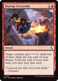 Blazing Crescendo - Magic: The Gathering Reality Fracture trading card