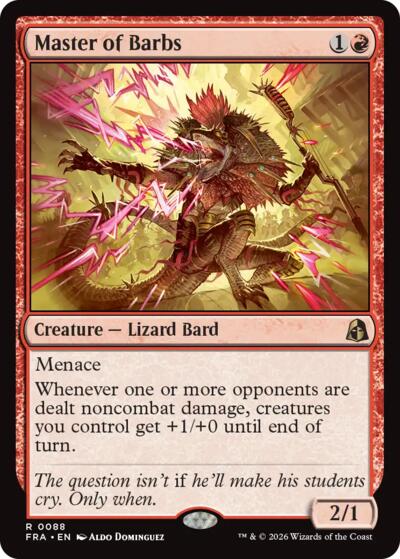 Master of Barbs from FRA #88, Magic: The Gathering card