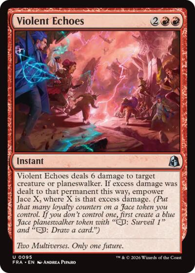 Violent Echoes FRA 95 Magic card