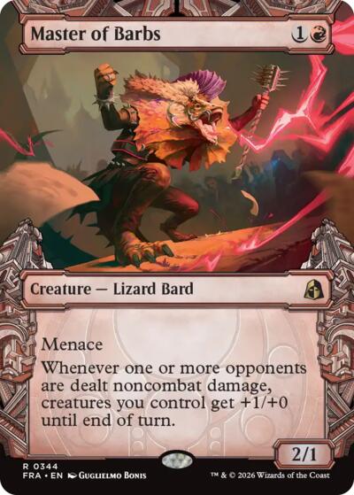 Master of Barbs (Showcase) from FRA #344, Magic: The Gathering card