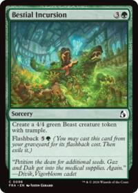 Bestial Incursion - Magic: The Gathering Reality Fracture trading card