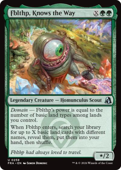 Fblthp, Knows the Way FRA 258 Magic card