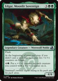 Edgar, Moonlit Sovereign - Magic: The Gathering Reality Fracture trading card