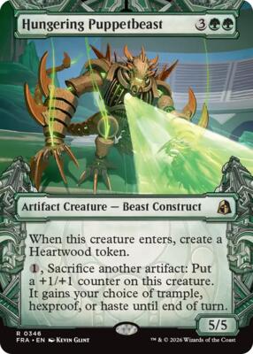 Hungering Puppetbeast (Showcase) #346 – Reality Fracture (Rare)
