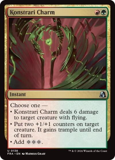Konstrari Charm from FRA #138, Magic: The Gathering card