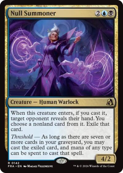 Null Summoner from FRA #142, Magic: The Gathering card