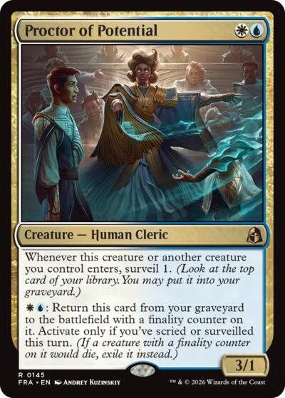Proctor of Potential from FRA #145, Magic: The Gathering card