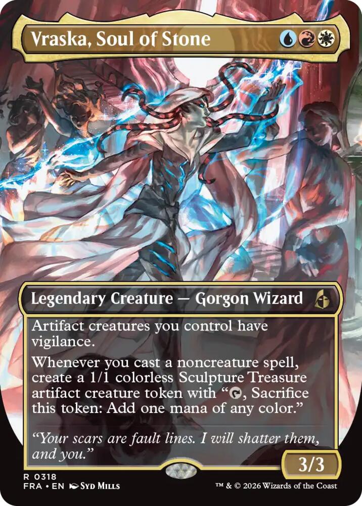 Vraska, Soul of Stone (Borderless Foil)