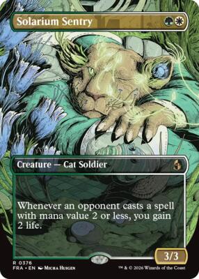Solarium Sentry (Borderless) #376 – Reality Fracture (Rare)