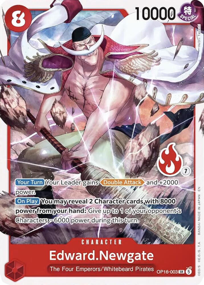Edward.Newgate (OP16-003) (Ace Deck) OP16-003 from Set Sail Deck Set
