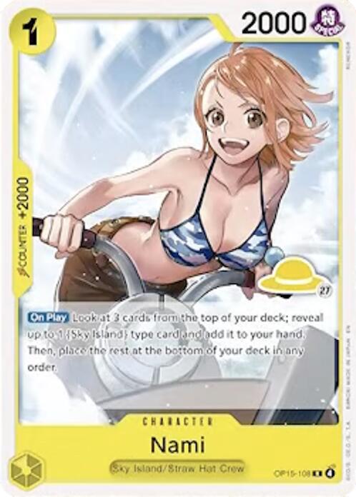 Nami (Luffy Deck) #OP15-108 — Set Sail Deck Set