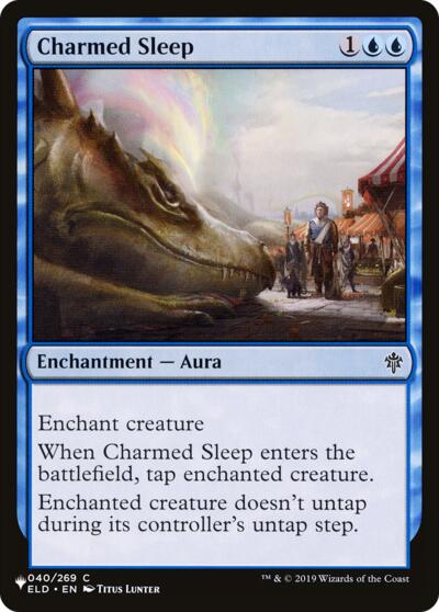 Charmed Sleep (The List) from PLST #ELD-40, Magic: The Gathering card