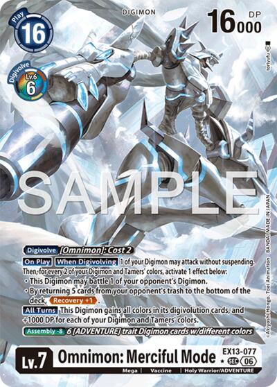 Omnimon: Merciful Mode (Alternate Art) card price