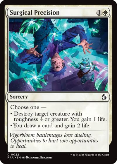 Surgical Precision from FRA #22, Magic: The Gathering card