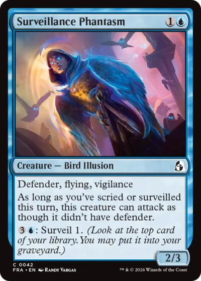 Surveillance Phantasm from FRA #42, Magic: The Gathering card