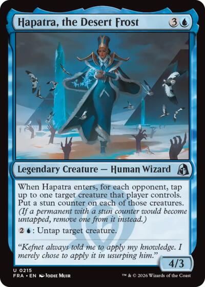 Hapatra, the Desert Frost from FRA #215, Magic: The Gathering card