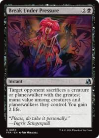 Break Under Pressure - Magic: The Gathering Reality Fracture trading card