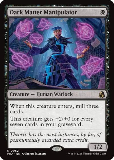 Dark Matter Manipulator from FRA #52, Magic: The Gathering card