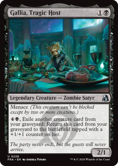 Gallia, Tragic Host FRA 228 Magic card