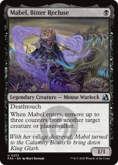 Mabel, Bitter Recluse FRA 233 Magic card