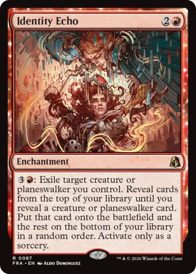Identity Echo from FRA #87, Magic: The Gathering card