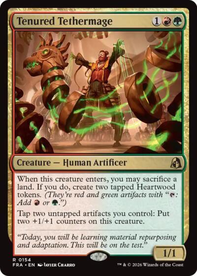 Tenured Tethermage from FRA #154, Magic: The Gathering card