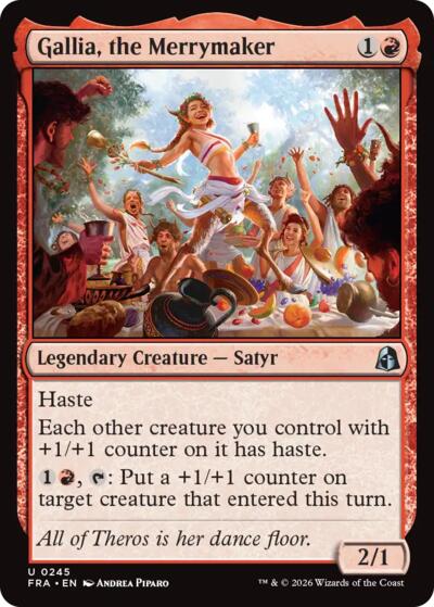 Gallia, the Merrymaker FRA 245 Magic card