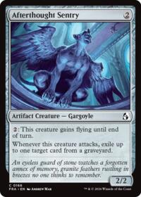 Afterthought Sentry - Magic: The Gathering Reality Fracture trading card