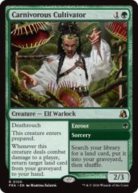 Carnivorous Cultivator - Magic: The Gathering Reality Fracture trading card