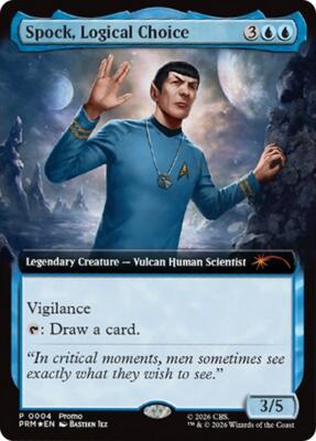 Spock, Logical Choice (Extended Art) #4 – Media Promos (Mythic)