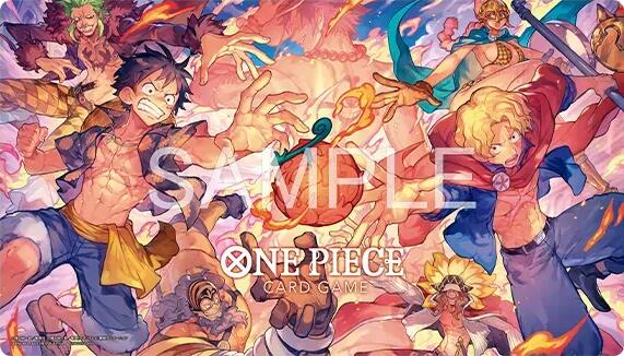 One Piece Card Game: Official Playmat - Flame-Flame Fruit Coliseum