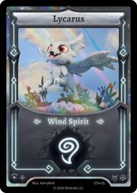 Lycarus - Elestrals Shattered Stars - Ethereal trading card