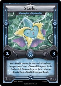 Starbit - Champion of Aphrodite - Elestrals Shattered Stars - Ethereal trading card