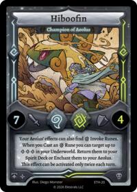 Hiboofin - Champion of Aeolus - Elestrals Shattered Stars - Ethereal trading card