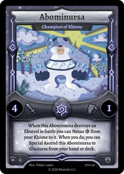Abominursa - Champion of Khione