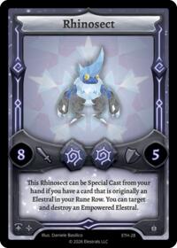 Rhinosect - Elestrals Shattered Stars - Ethereal trading card