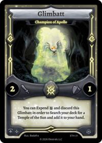Glimbatt - Champion of Apollo - Elestrals Shattered Stars - Ethereal trading card