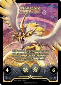 Novacore - Champion of Apollo - Elestrals Shattered Stars - Ethereal trading card