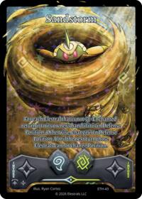 Sandstorm - Elestrals Shattered Stars - Ethereal trading card