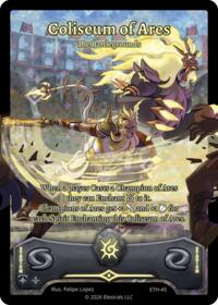 Coliseum of Ares - The Battlegrounds - Elestrals Shattered Stars - Ethereal trading card